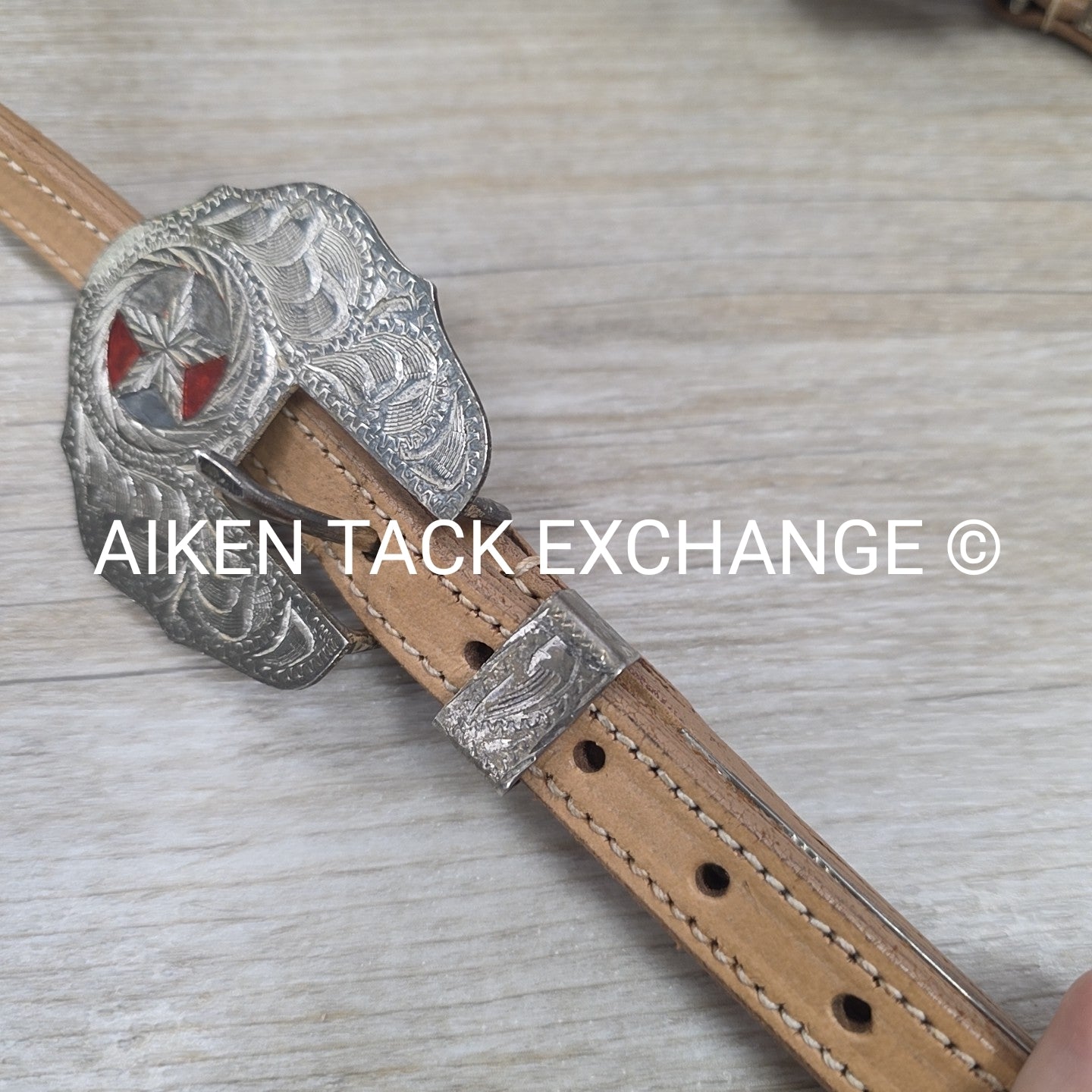Western One Ear Head Stall with Matching Split Reins