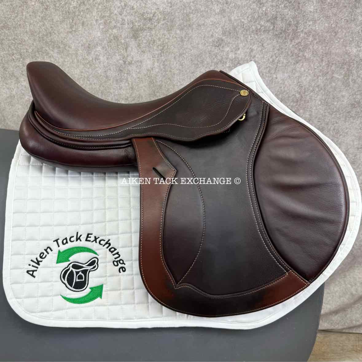2017 Peter Horobin Stride Free Munich Jump Saddle, 17.5" Seat, Medium Wide Tree, Wool Flocked Panels