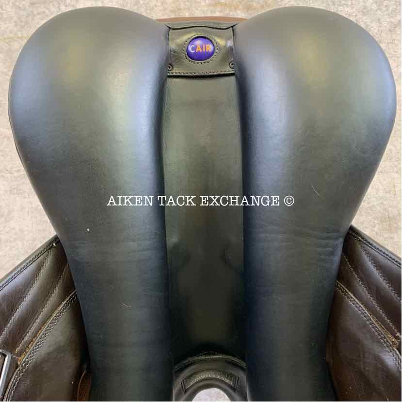 **SOLD** 2018 Bates Advanta Monoflap Jump Saddle, 17" Seat, Adjustable Changeable Gullet