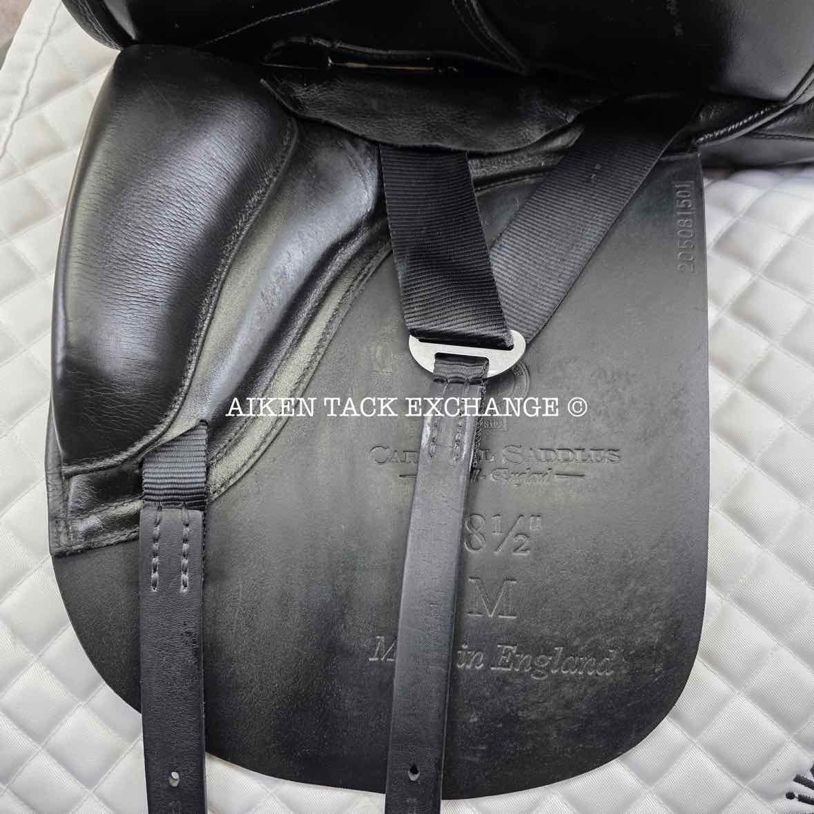 Cardanel Dressage Saddle, 18.5" Seat, Medium Wide Tree, Wool Flocked Panels