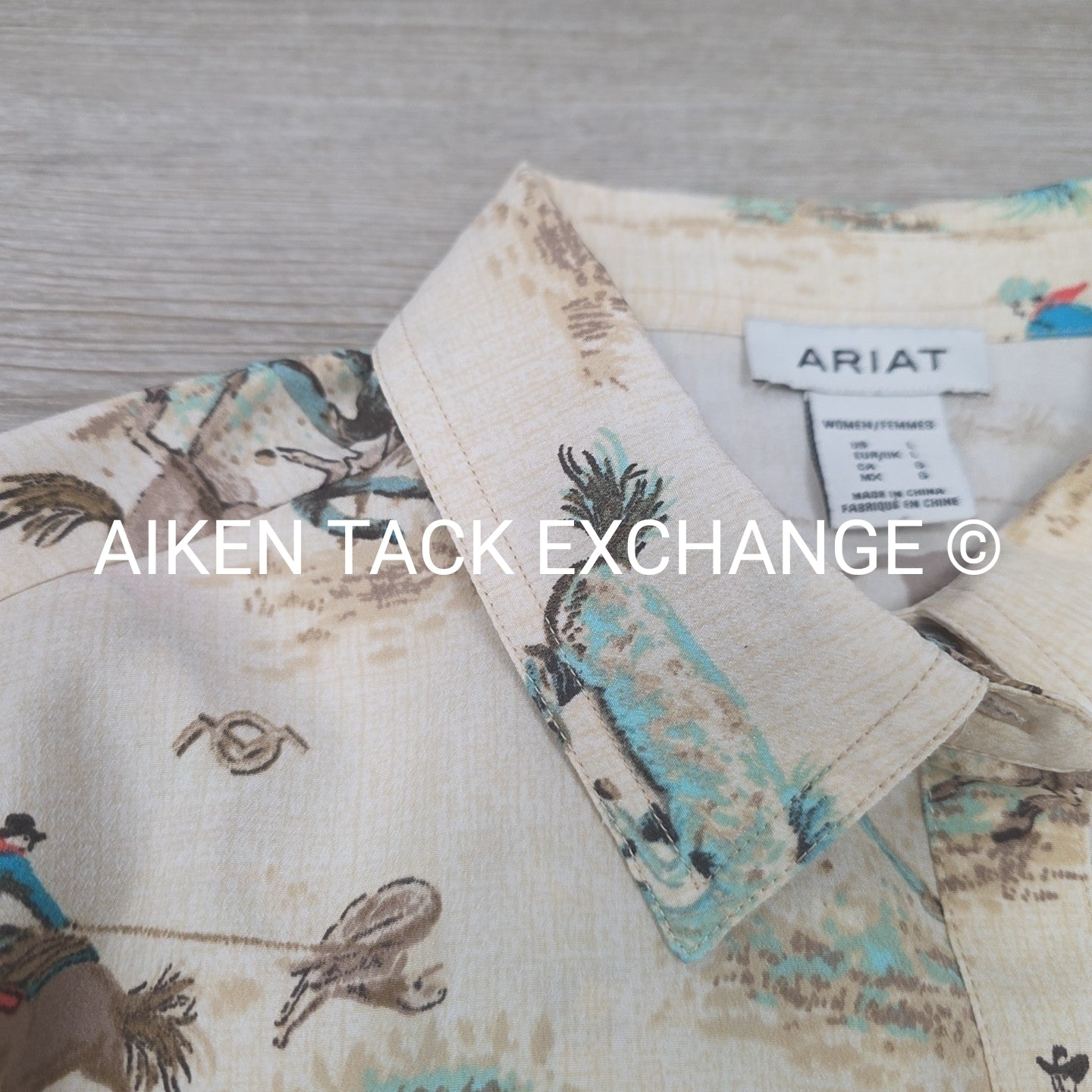 Ariat Homestyle Long Sleeve Button Up Top, Women's Large