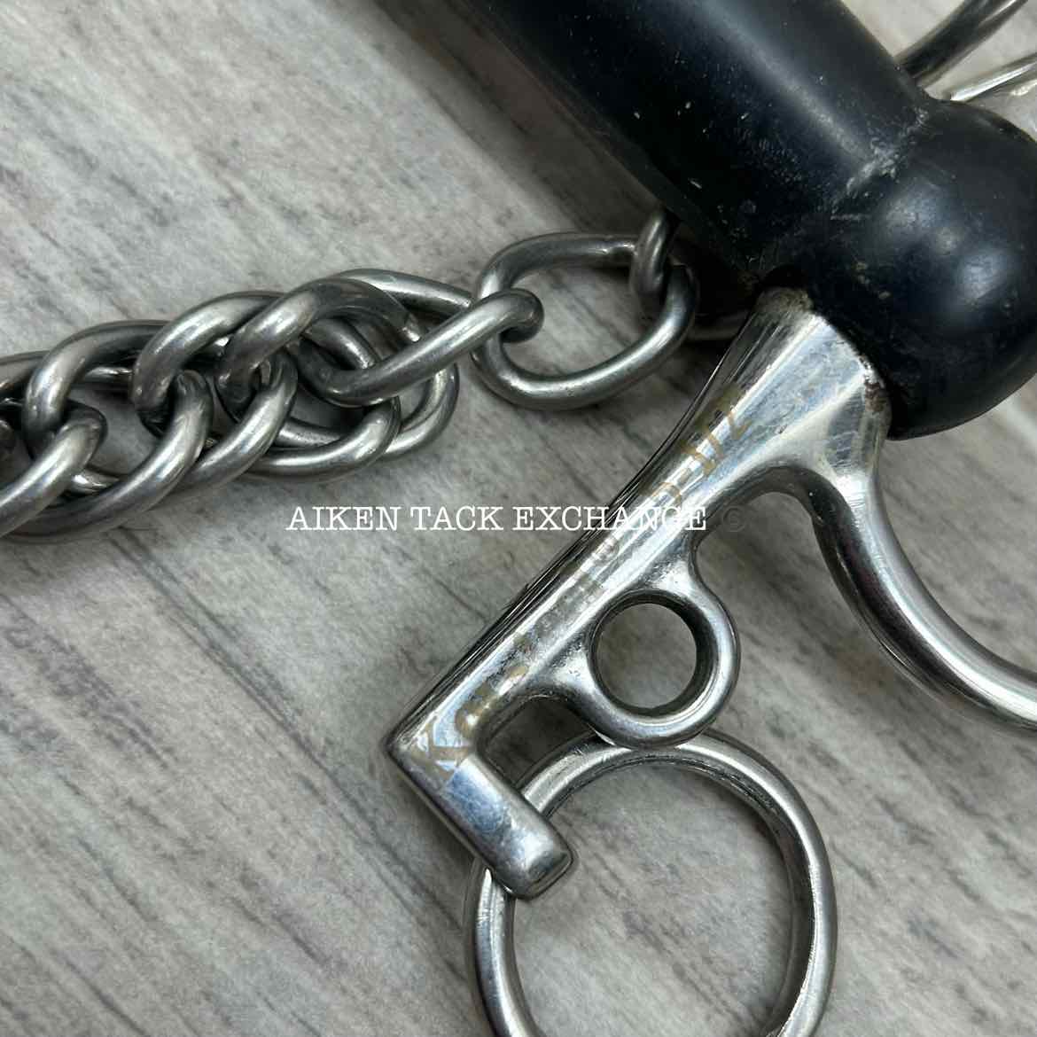 Korsteel Mullen Mouth Soft Rubber Pelham Bit 5.5"