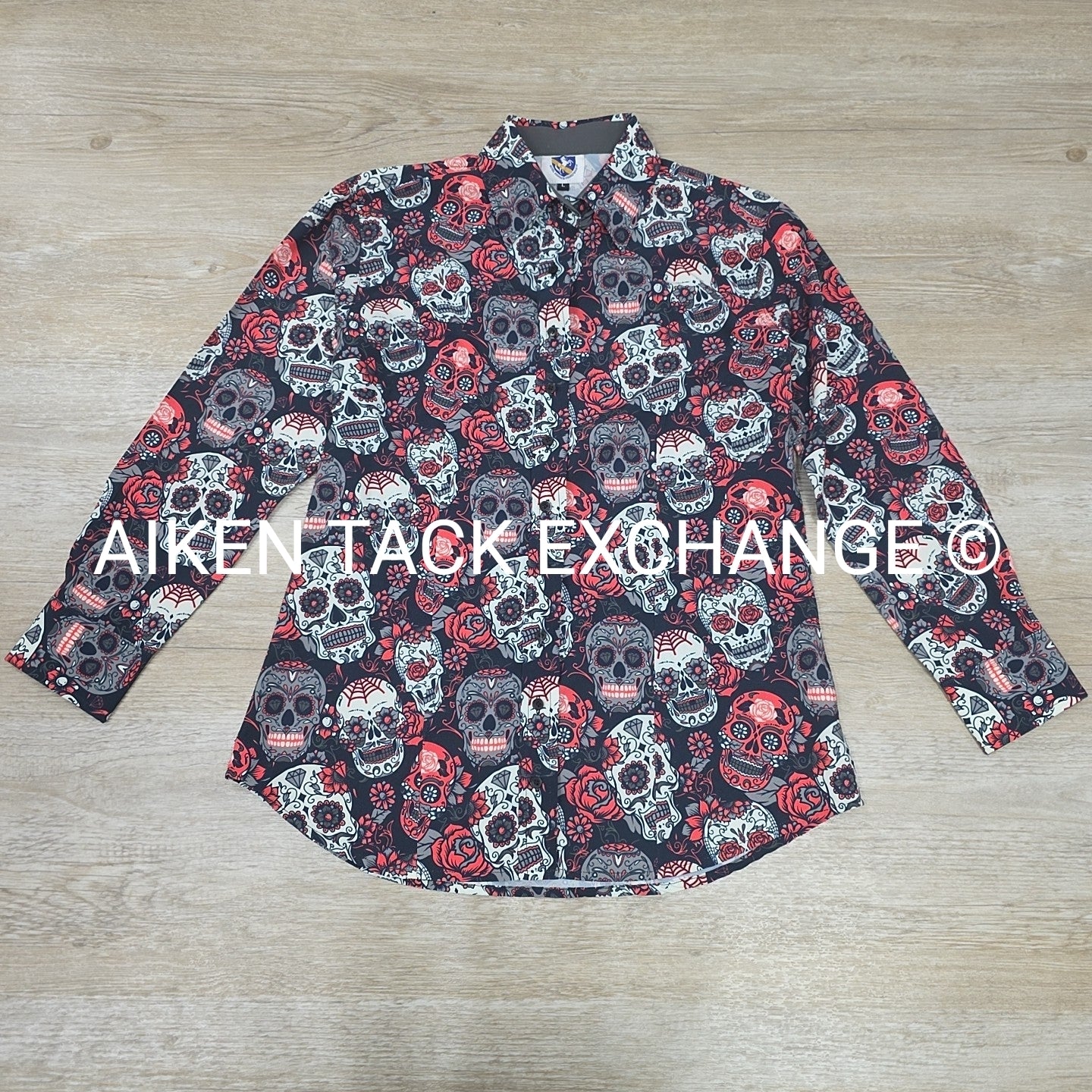 Royal Highness Long Sleeve Collared Shirt, Size Large