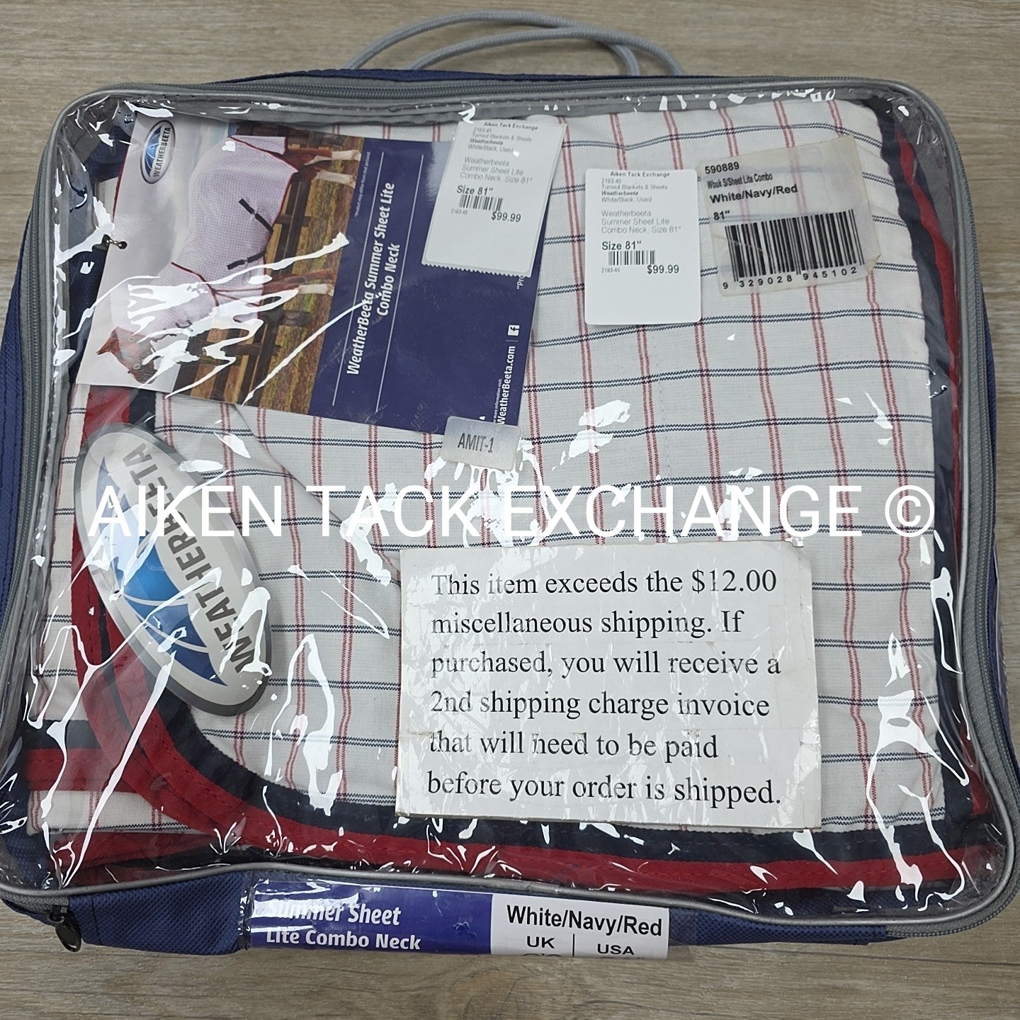 Weatherbeeta Summer Sheet Lite Combo Neck, Size 81"