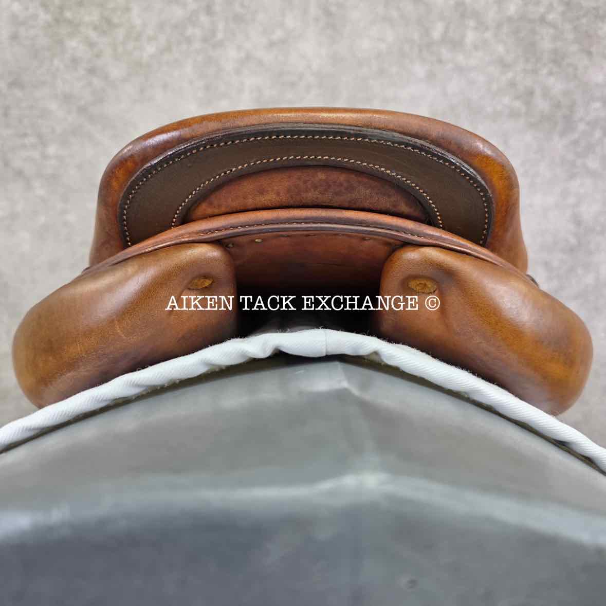 2013 Bruno Delgrange Athena Close Contact Jump Saddle, 17" Seat, 4A Flap, Medium Tree, Foam Panels, Full Calfskin Leather