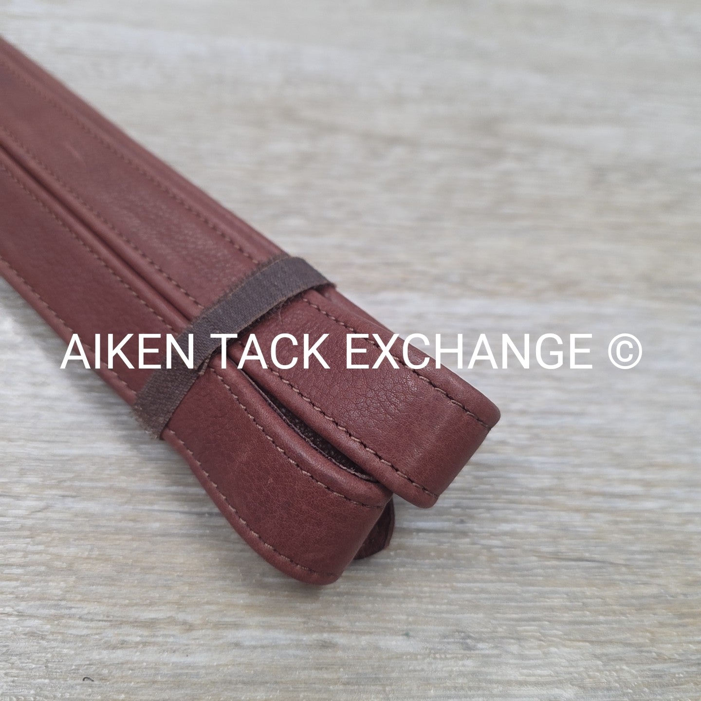 HDR Triple Covered Grippy Close Contact Stirrup Leathers, Australian Nut, 48"