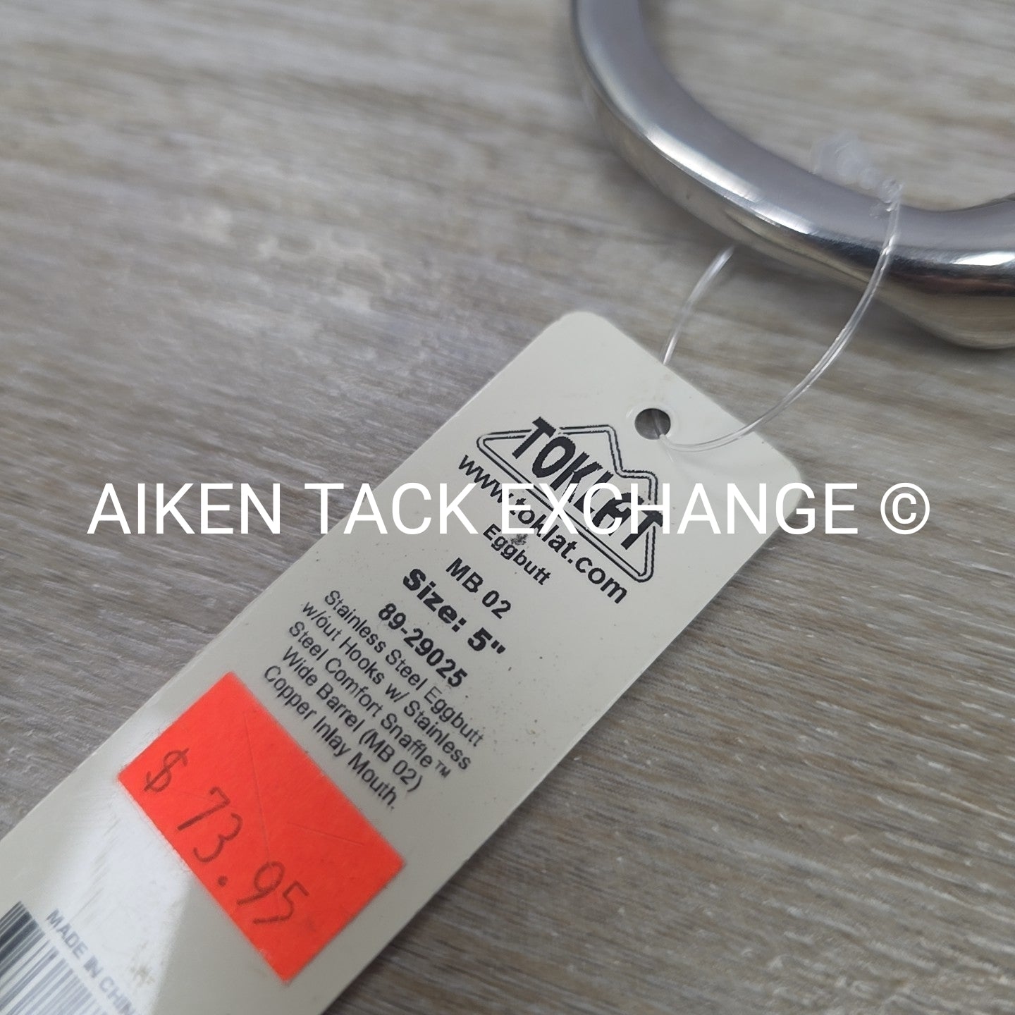 Myler without Hooks & Comfort Snaffle Wide Barrel MB 02 5"