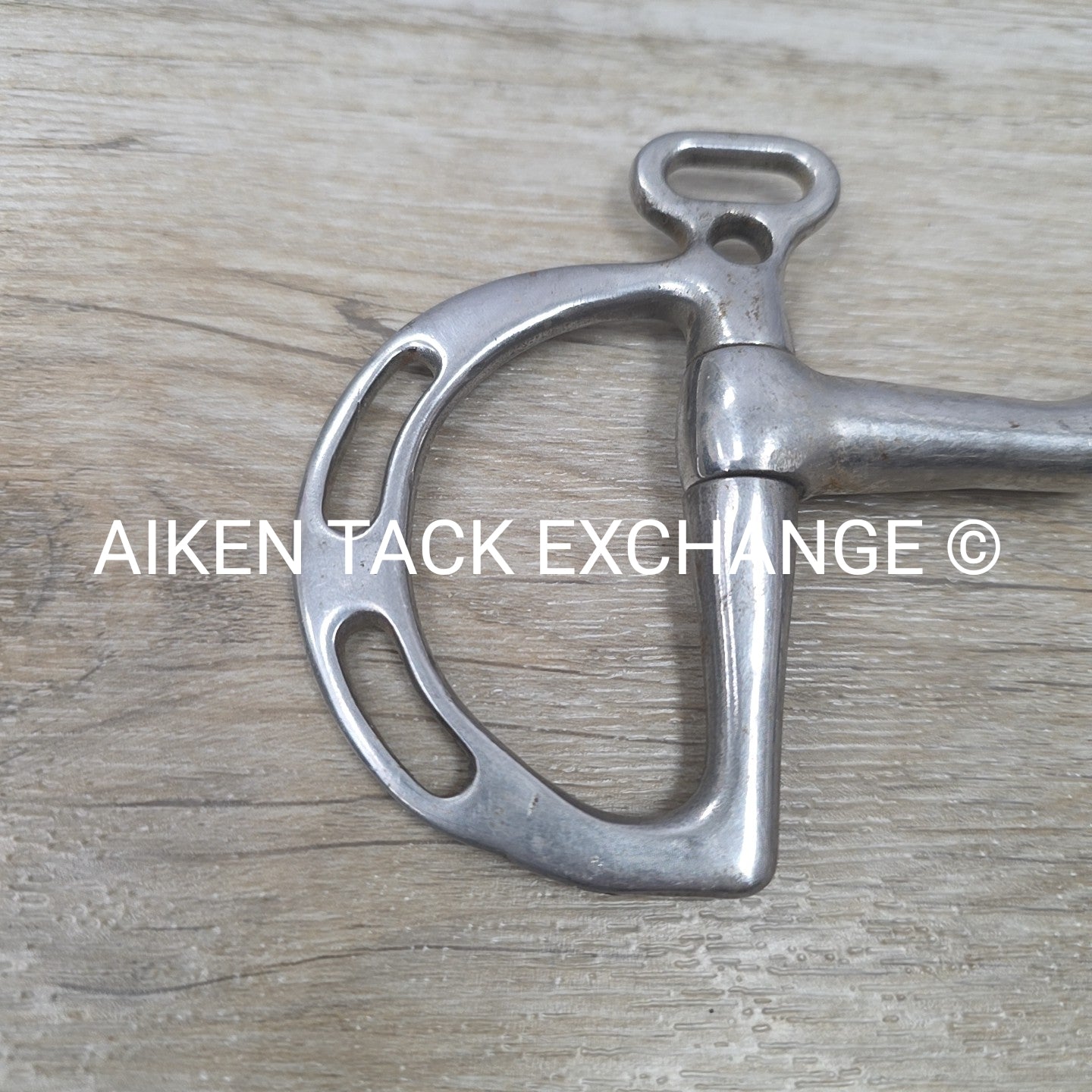 Mullen Mouth Uxeter Kimberwick Bit 5" (No Hooks & Curb Chain)