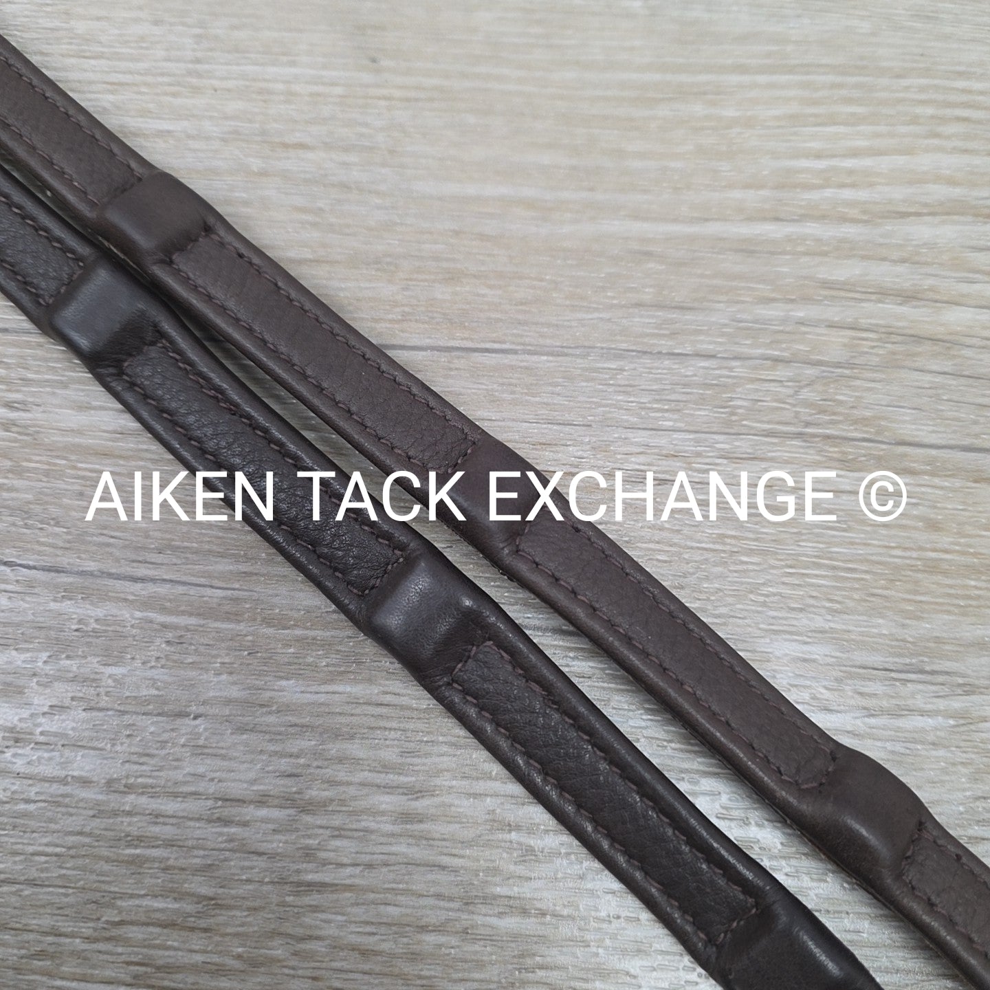 Schockemohle Durasoft Grip Reins, Brown, Size Full