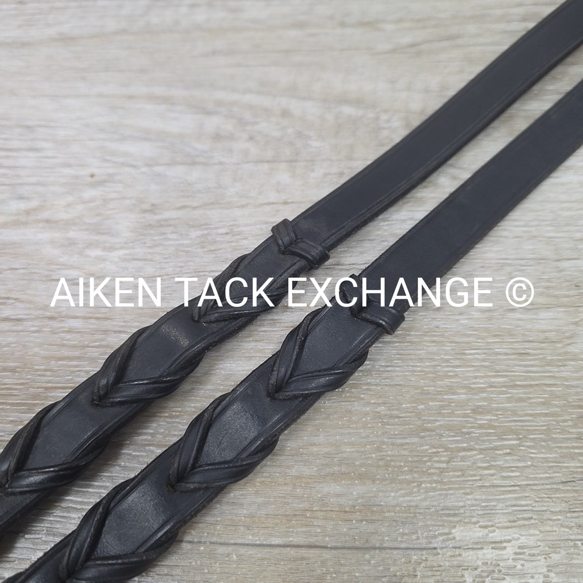 Plain Laced Reins, Brown, 54"