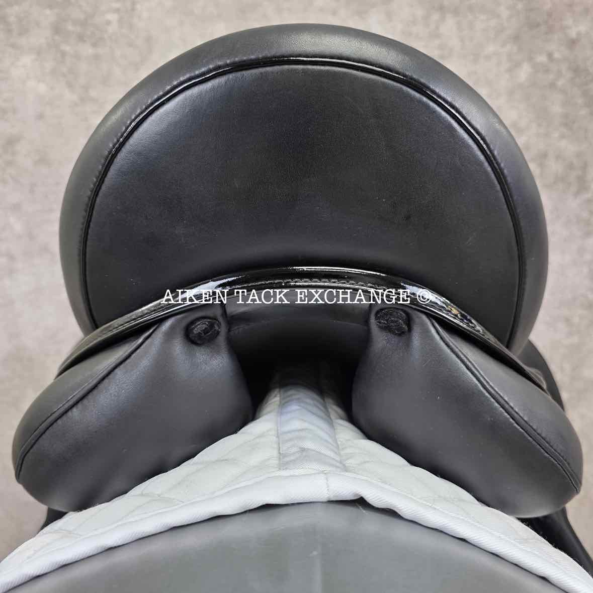 2022 JC Performance Line P2 Monoflap Dressage Saddle, 17.5" Seat, 34 Tree - MW, Wool Flocked Pony Panels