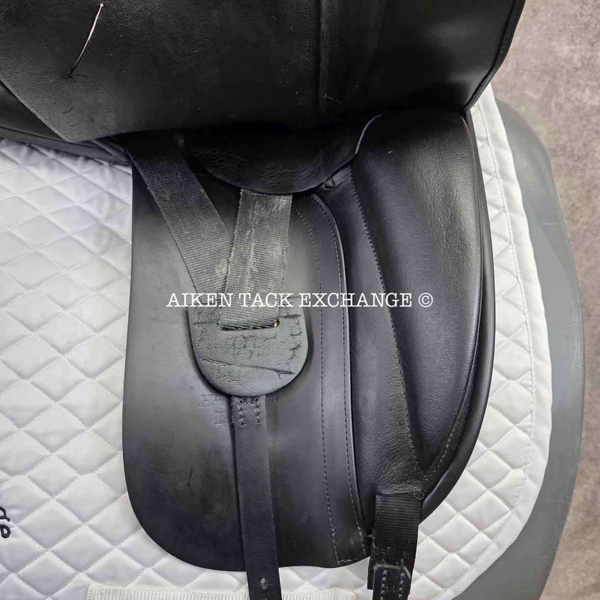 SDL Lemke Buffalo Deluxe Dressage Saddle, 17.5" Seat, MW Tree, Wool Flocked Panels