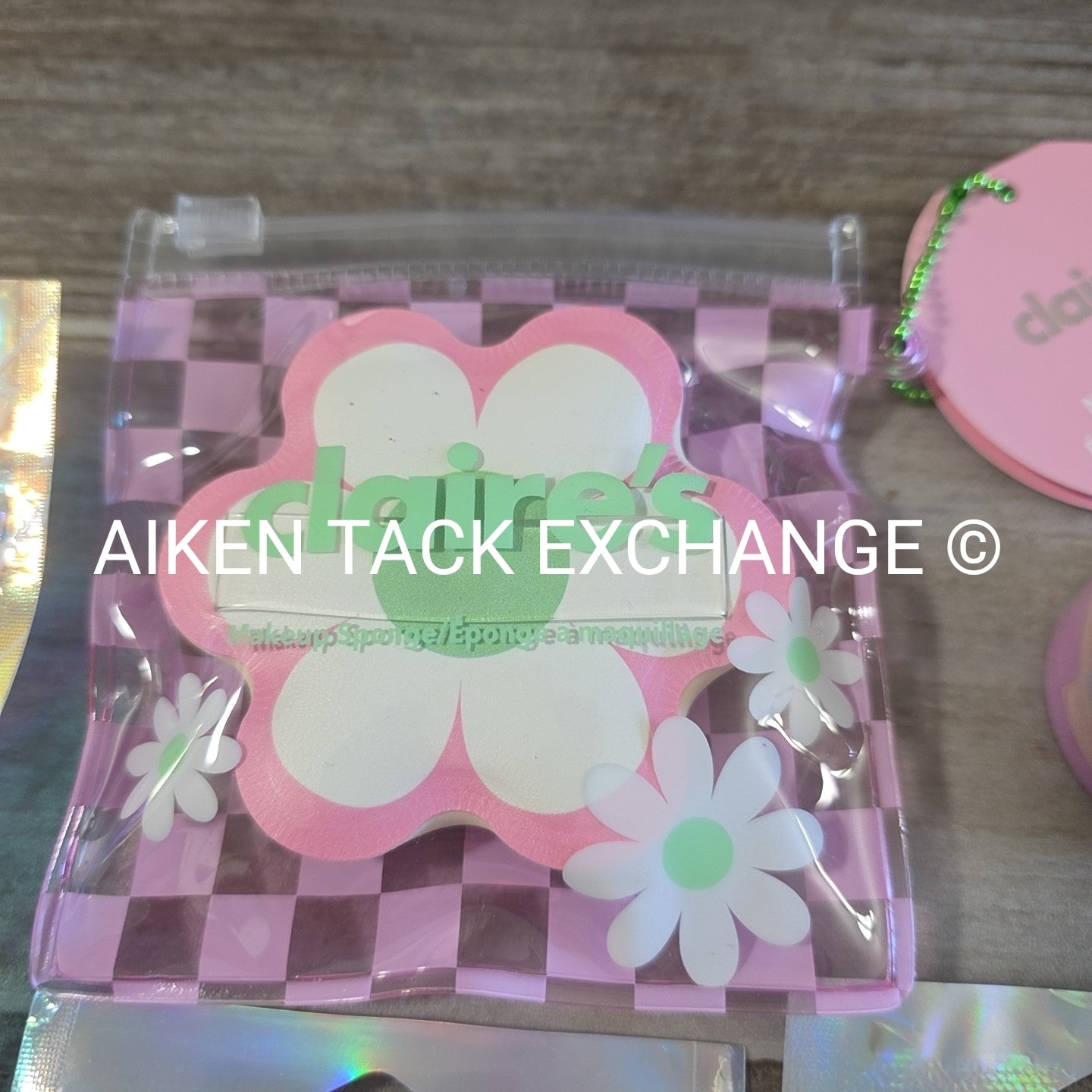 Claire's Makeup Bundle - Blush, Sponge, Eyeliner/Shadow Set, Spoolies, Eyeshadow