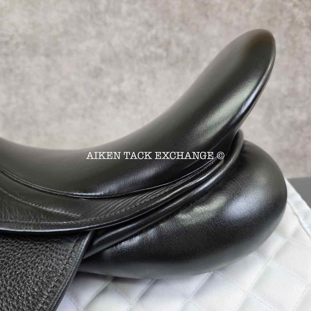 **SOLD** 2013 County Perfection Dressage Saddle, 17.5" Seat, Narrow Tree, Wool Flocked Panels