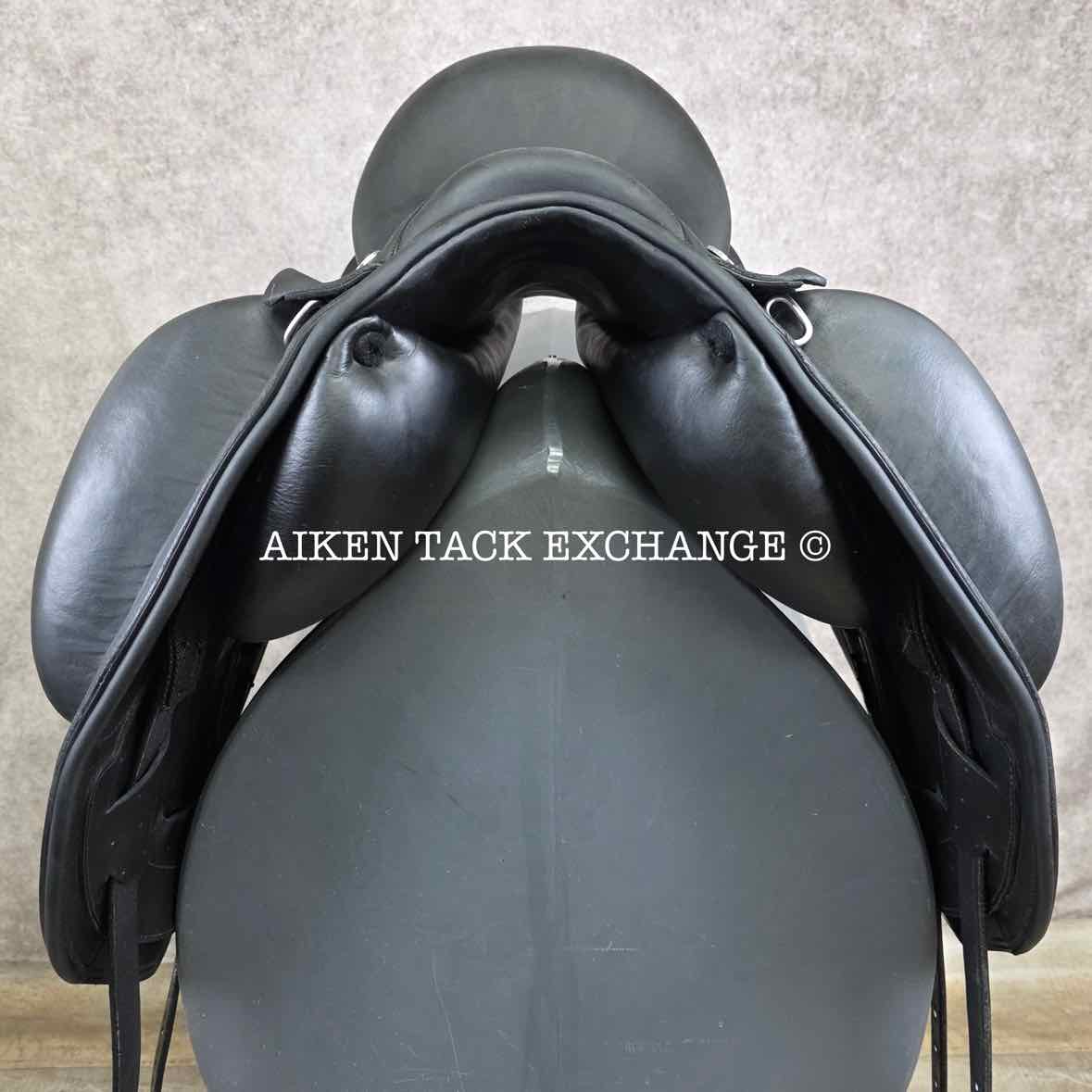 2018 Erreplus Freestyle Monoflap Dressage Saddle, 17" Seat, Adjustable Tree, Wool Flocked Panels