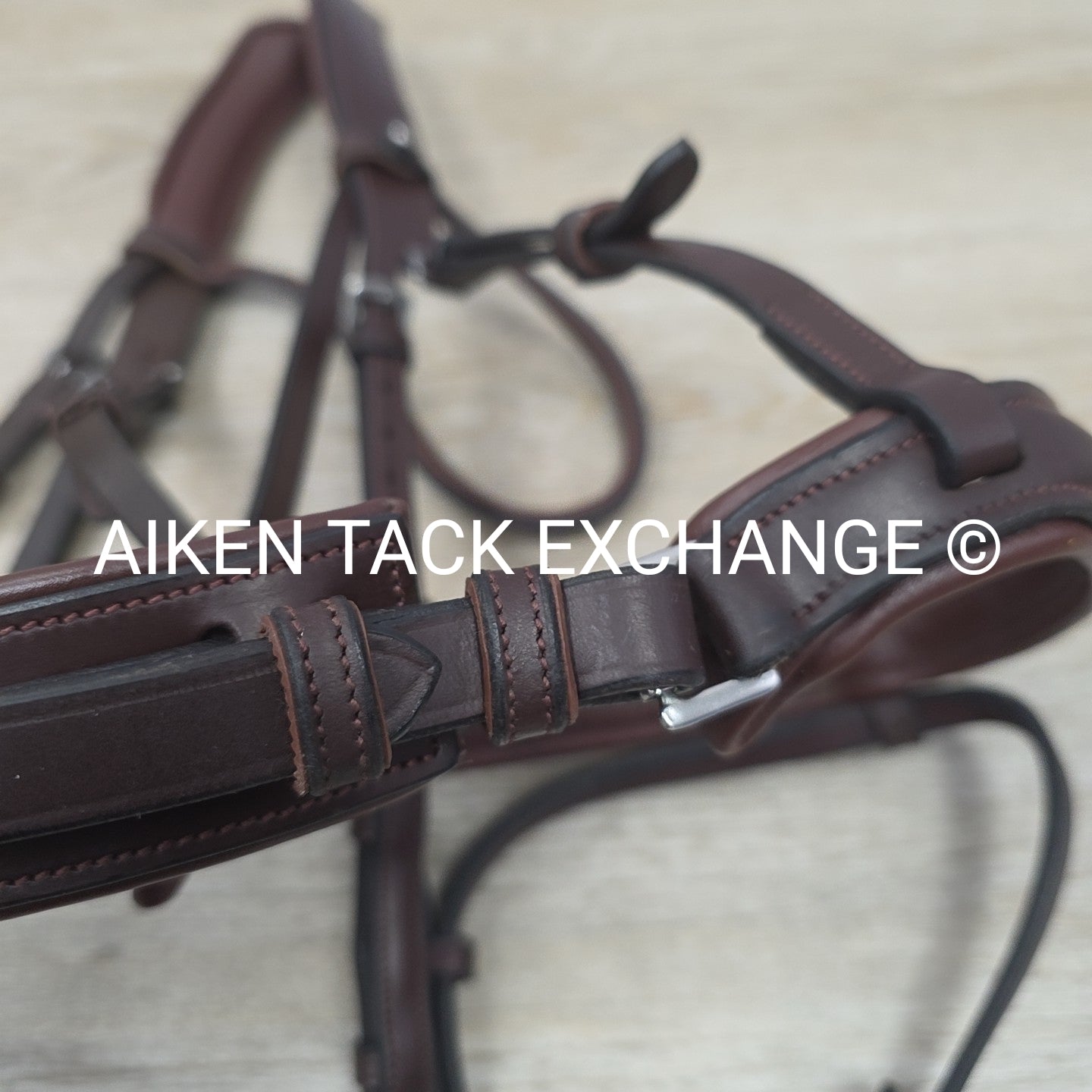 Montar Fair Bridle with Removable Flash, No Reins, Brown, Size Full