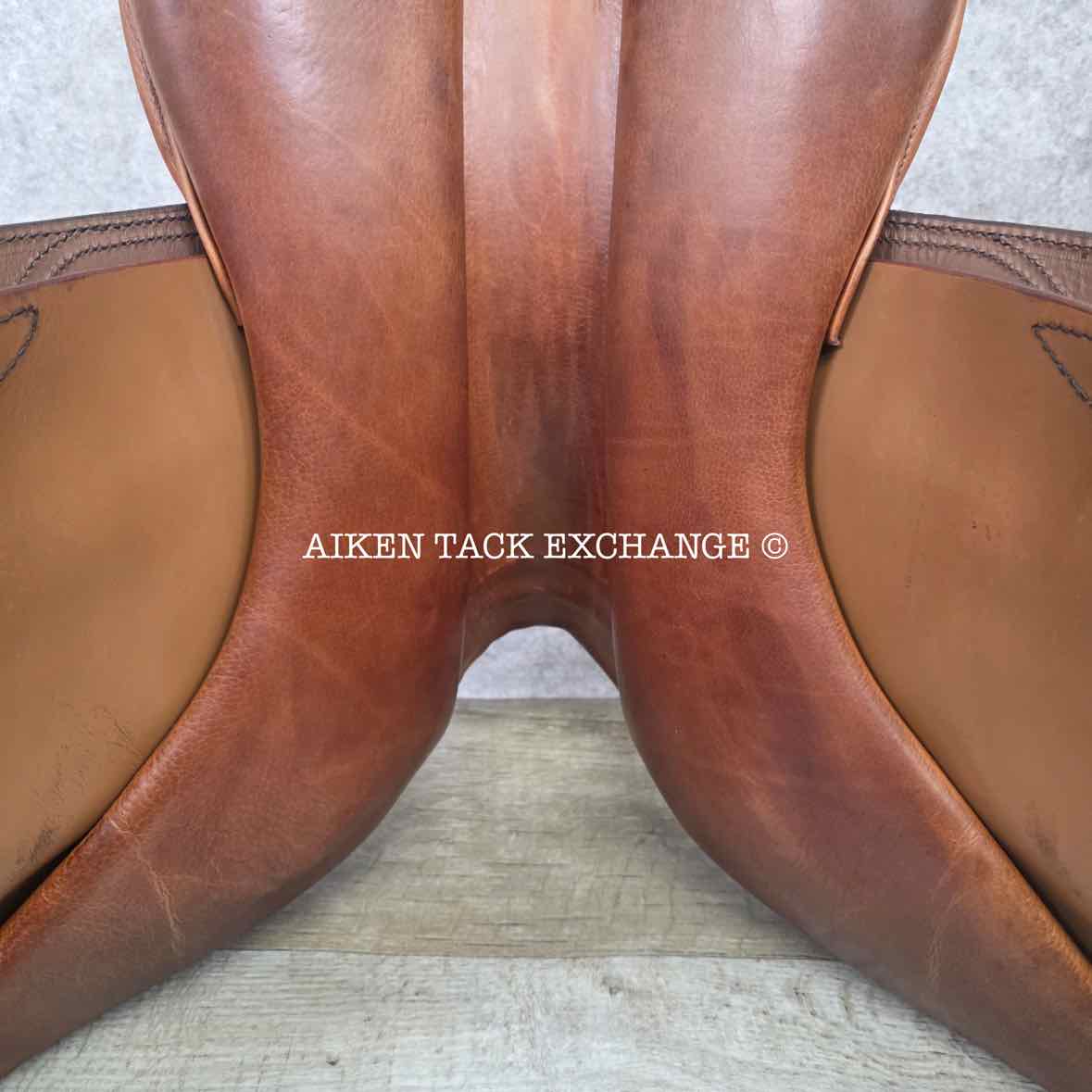 2012 Stubben Zaria Deluxe Jump Saddle, 17.5" Seat with Biomex, 30cm Tree - MW, Foam Panels