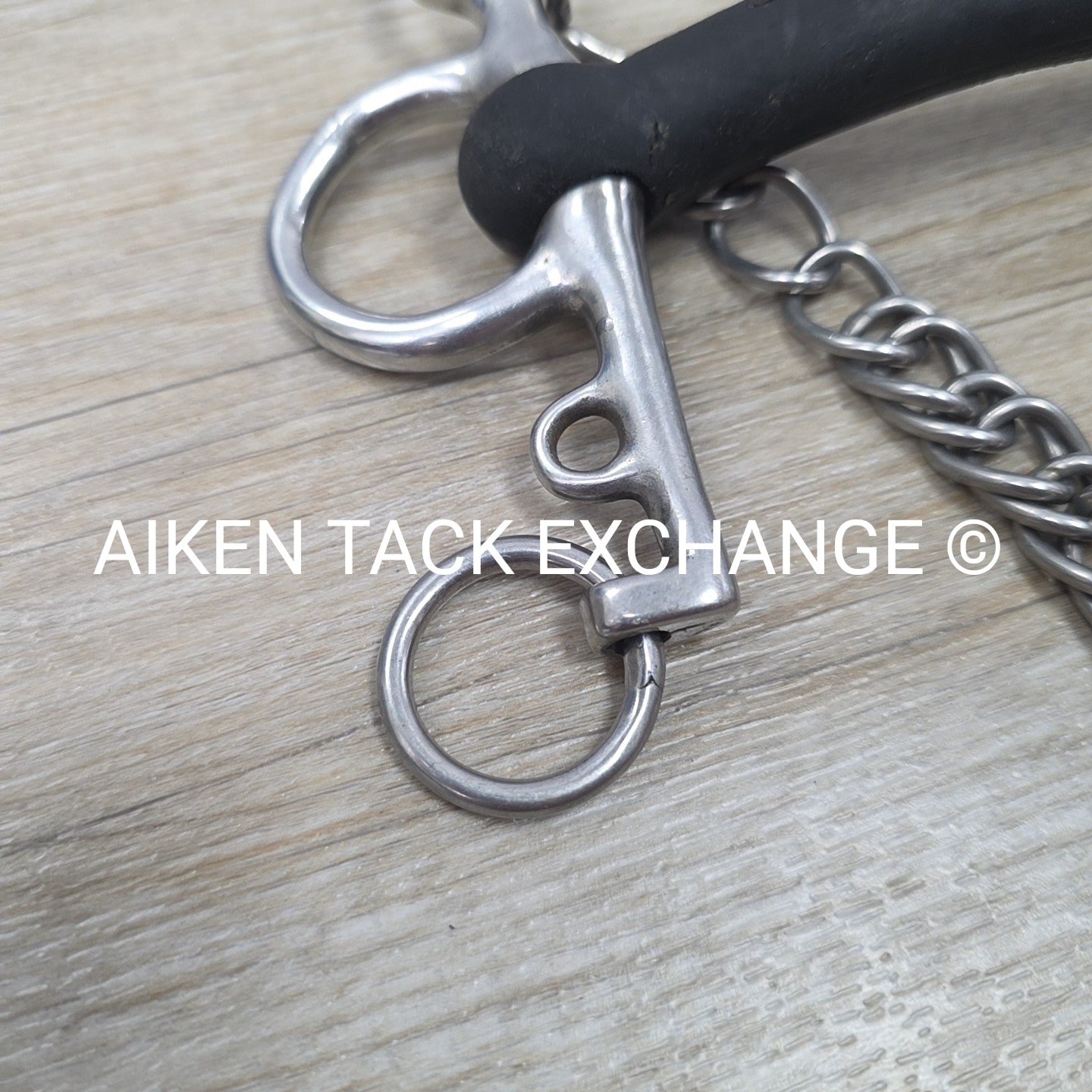 Hard Rubber Mullen Mouth Pelham Bit 5"