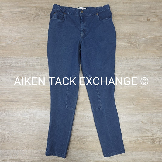 TuffRider Stretch Denim Knee Patch Riding Jeans, Women's 30