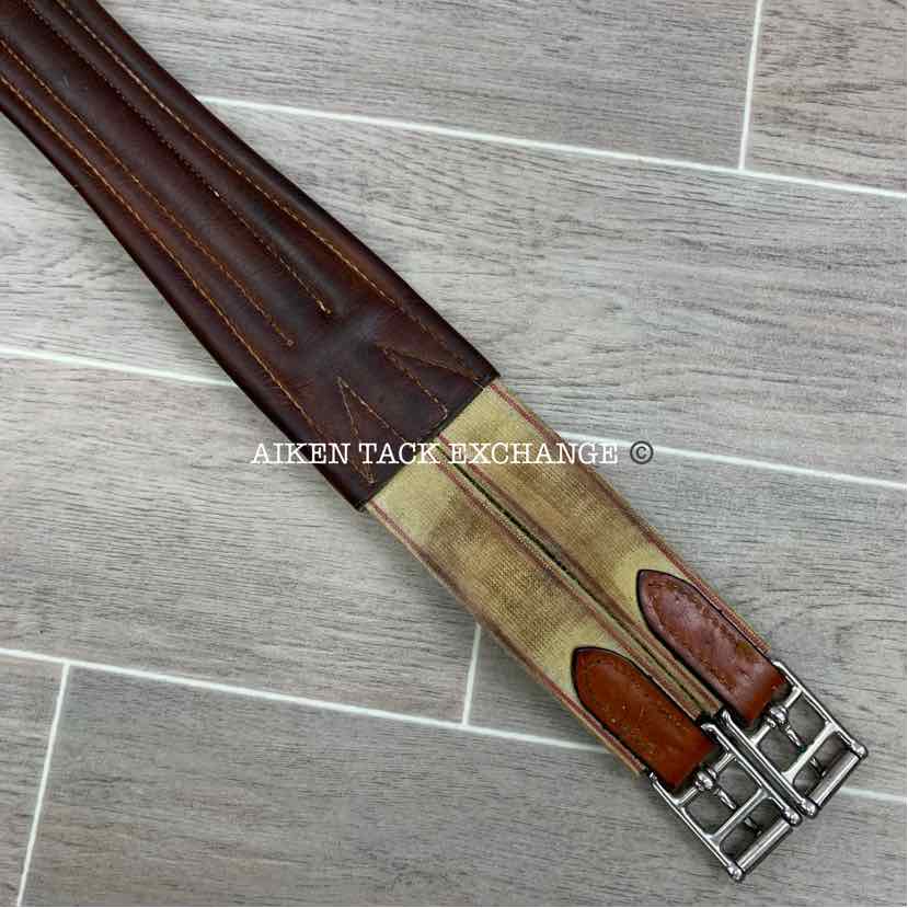 Edgewood Padded Leather Girth, Brown, 50"