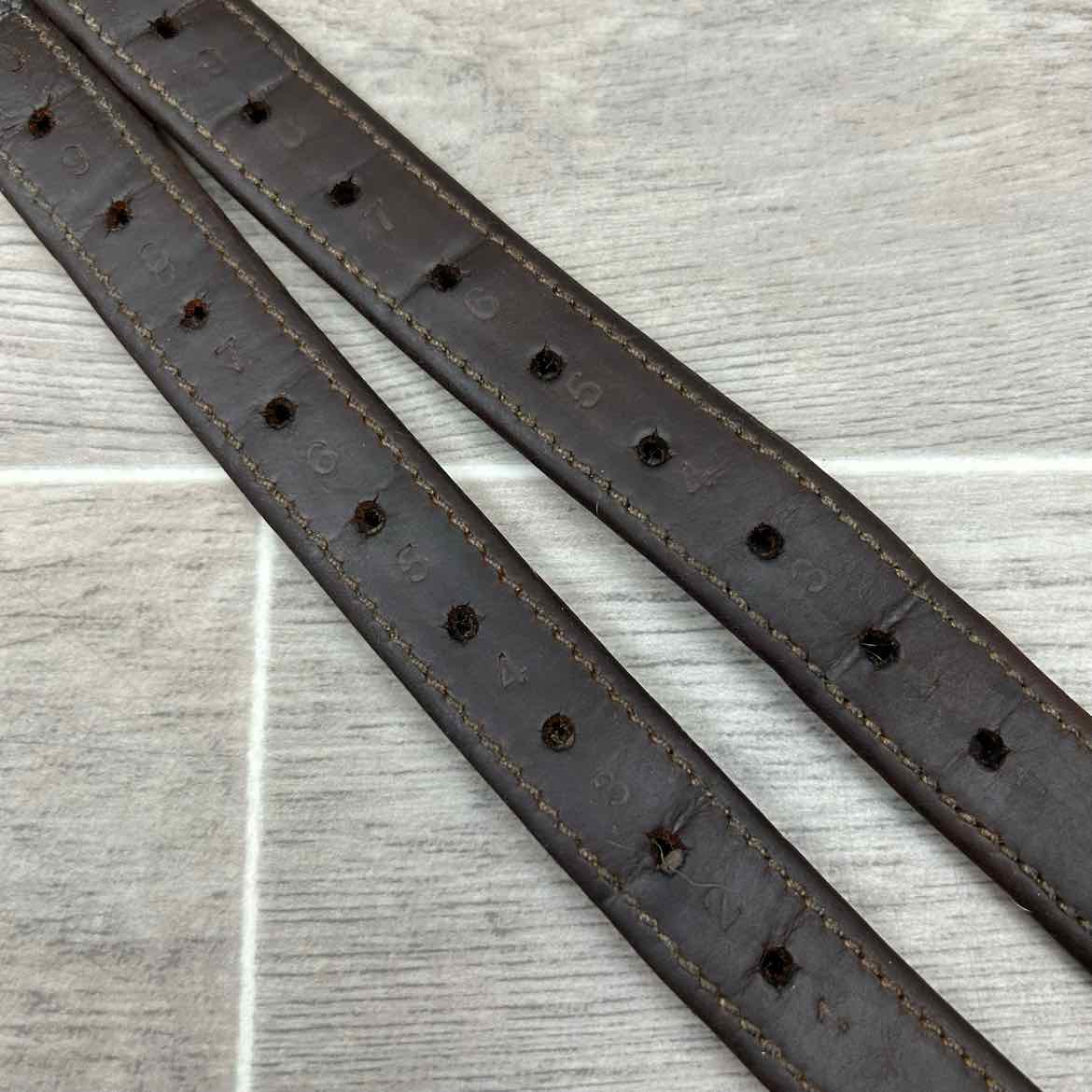 Antares Stirrup Leathers, Brown, 58"