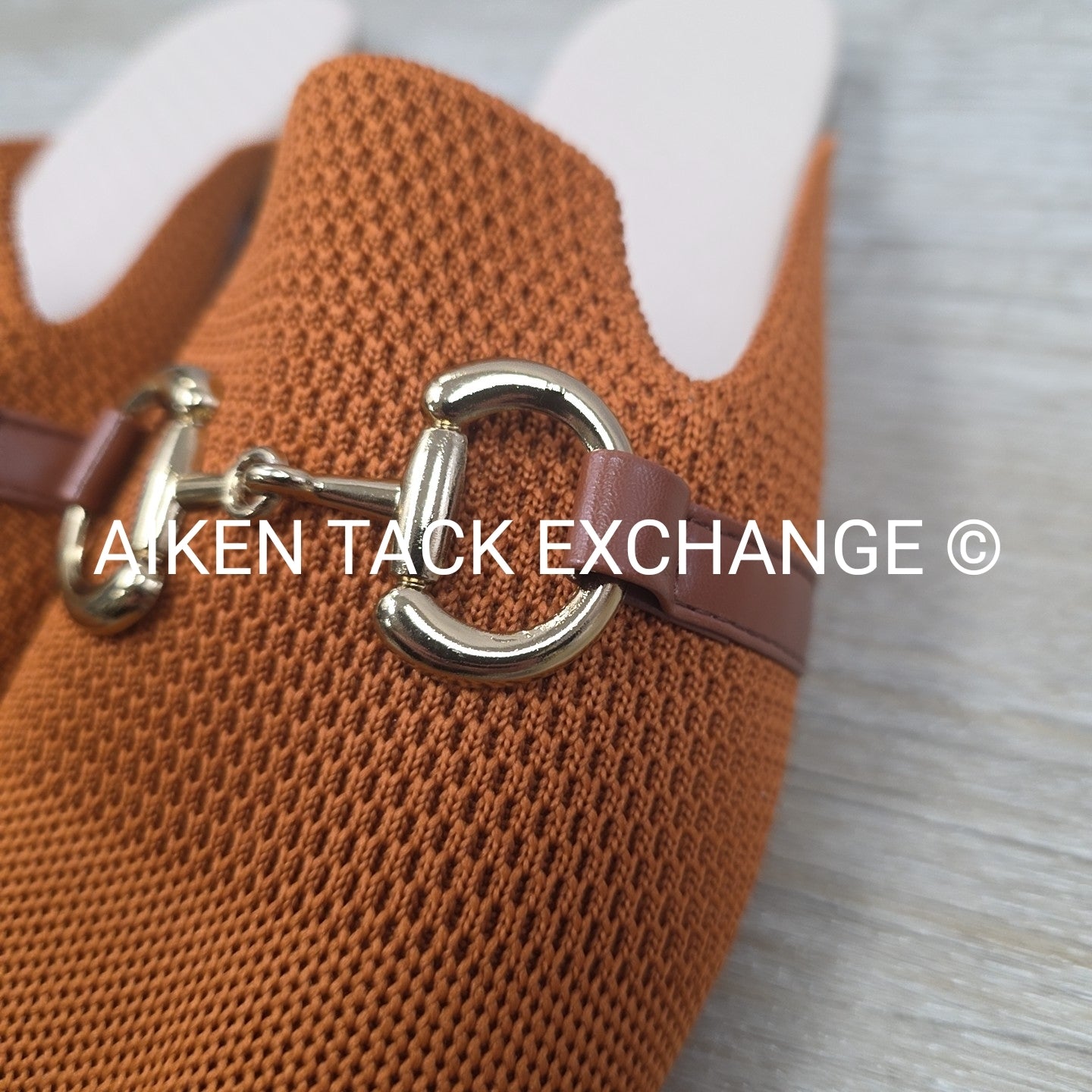 Horse Bit Slip On Flat, Size 42