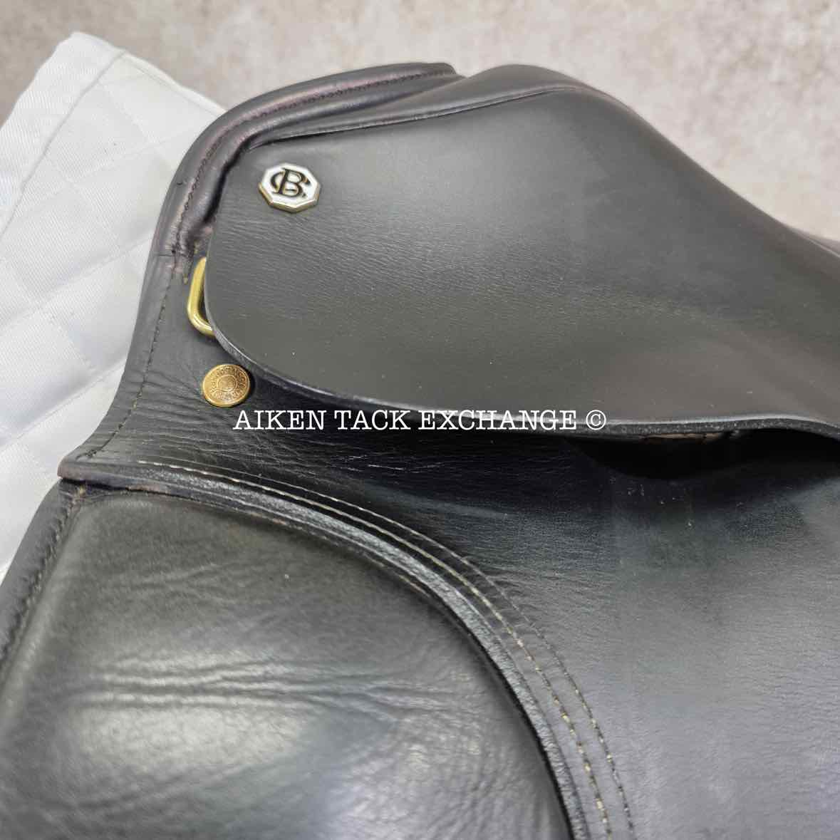 Cliff Barnsby Luxus Dressage Saddle, 17.5" Seat, Medium Tree, Wool Flocked Panels