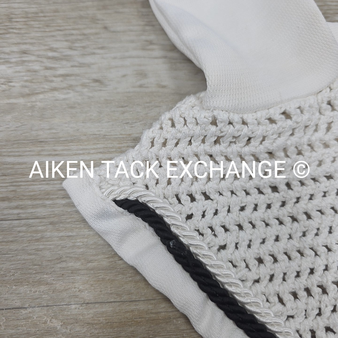 Dover Saddlery Riders International Piped Ear Bonnet, Size Full