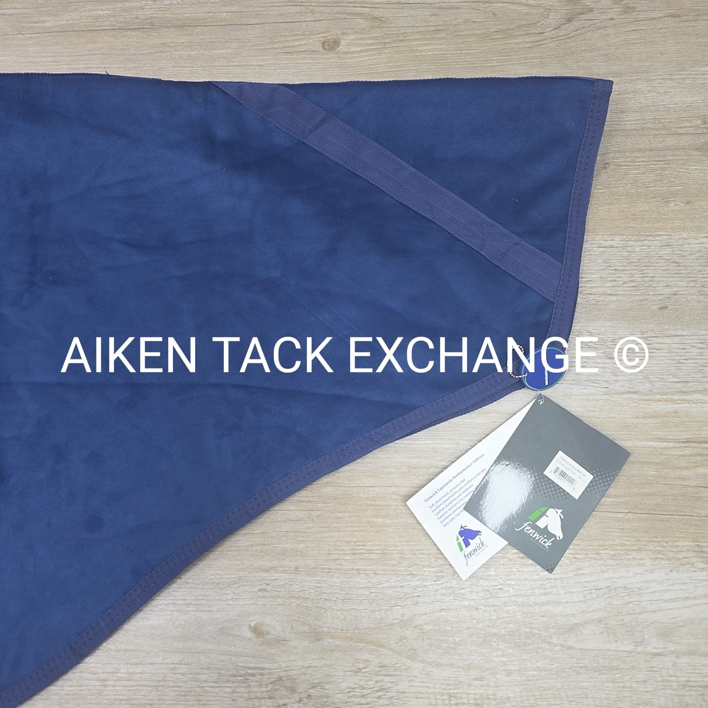 Fenwick Equestrian EquSuede Quarter Sheet, Blue, Size Large