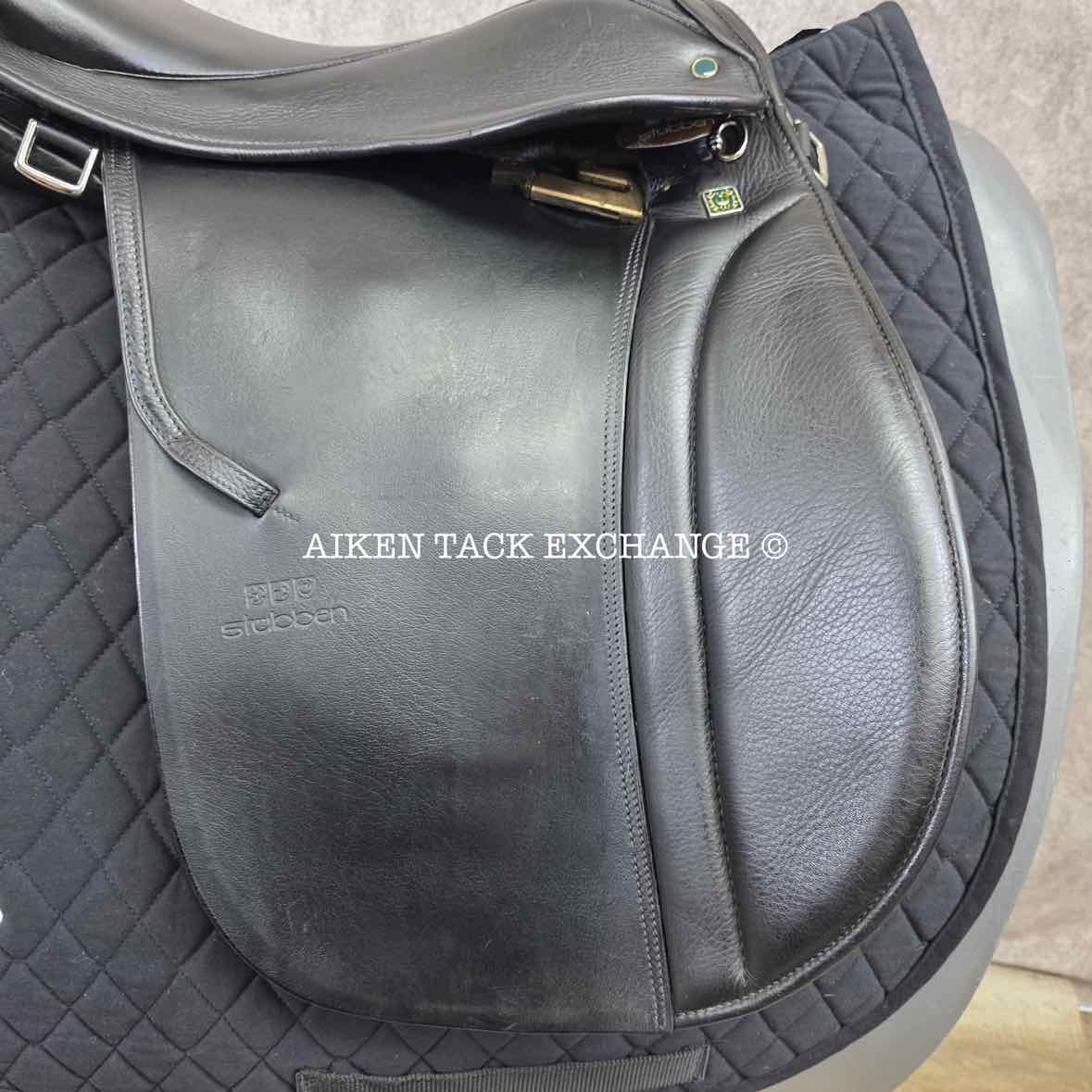 Stubben VSD Scout Endurance Saddle, 18" Seat, 32cm Tree - Wide, Wool Flocked Panels
