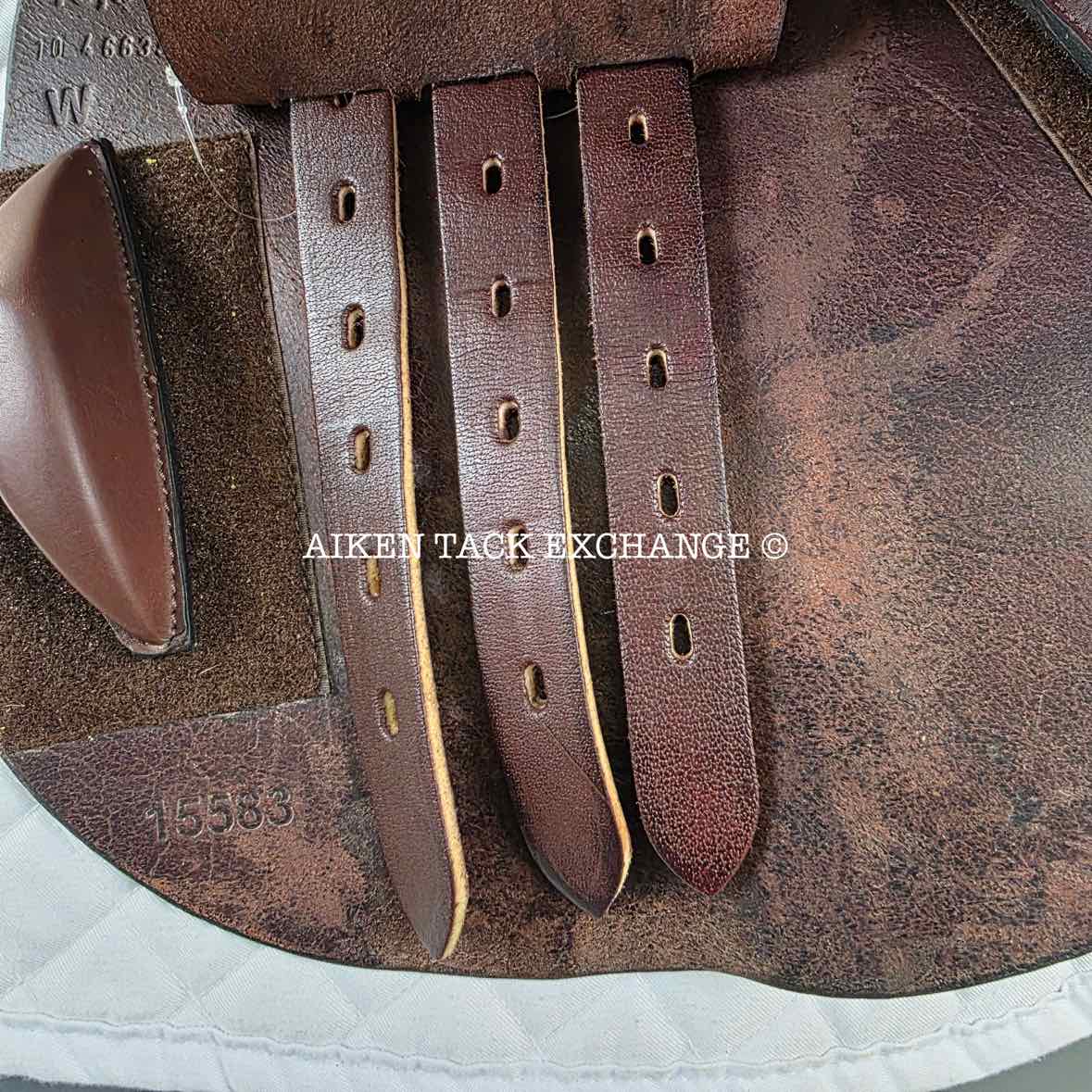 Circuit by Dover Saddlery Jump Saddle, 18.5" Seat, Wide Tree, Foam Panels