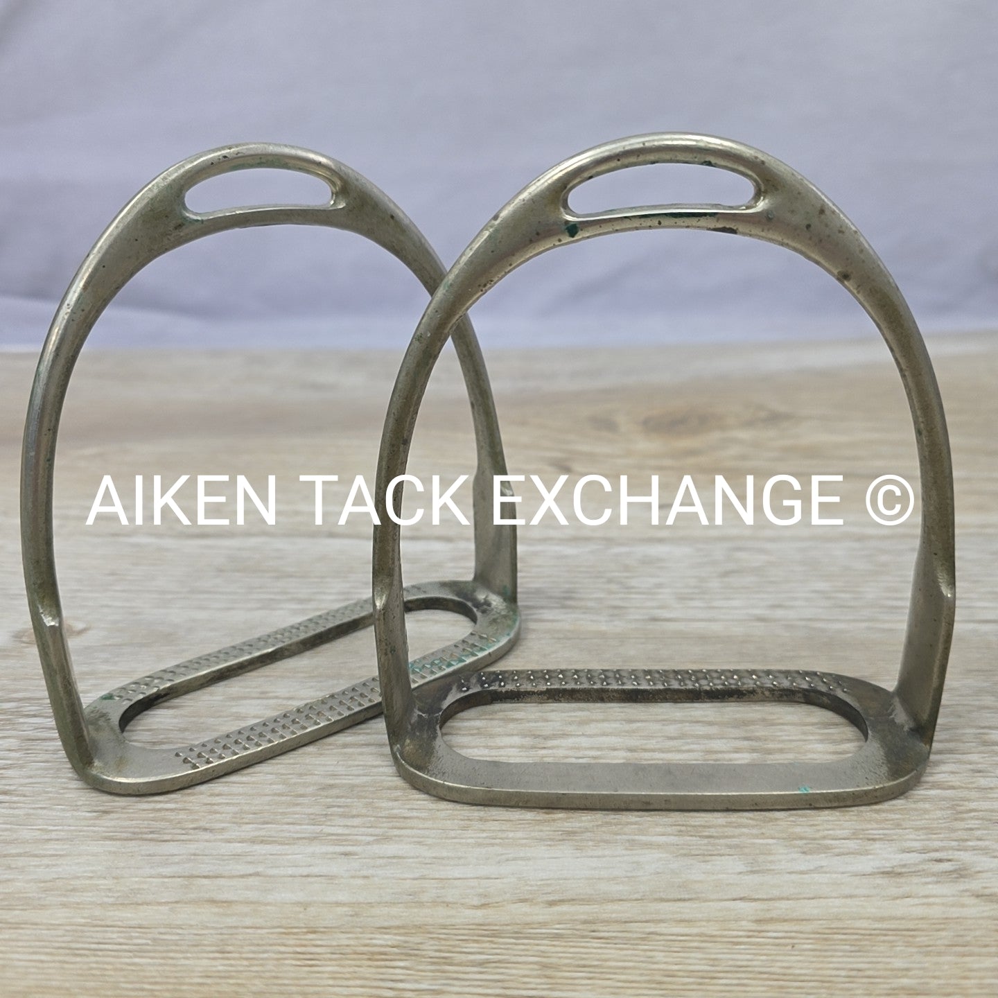 Never Rust Prussian Stirrup Irons, 4.5"