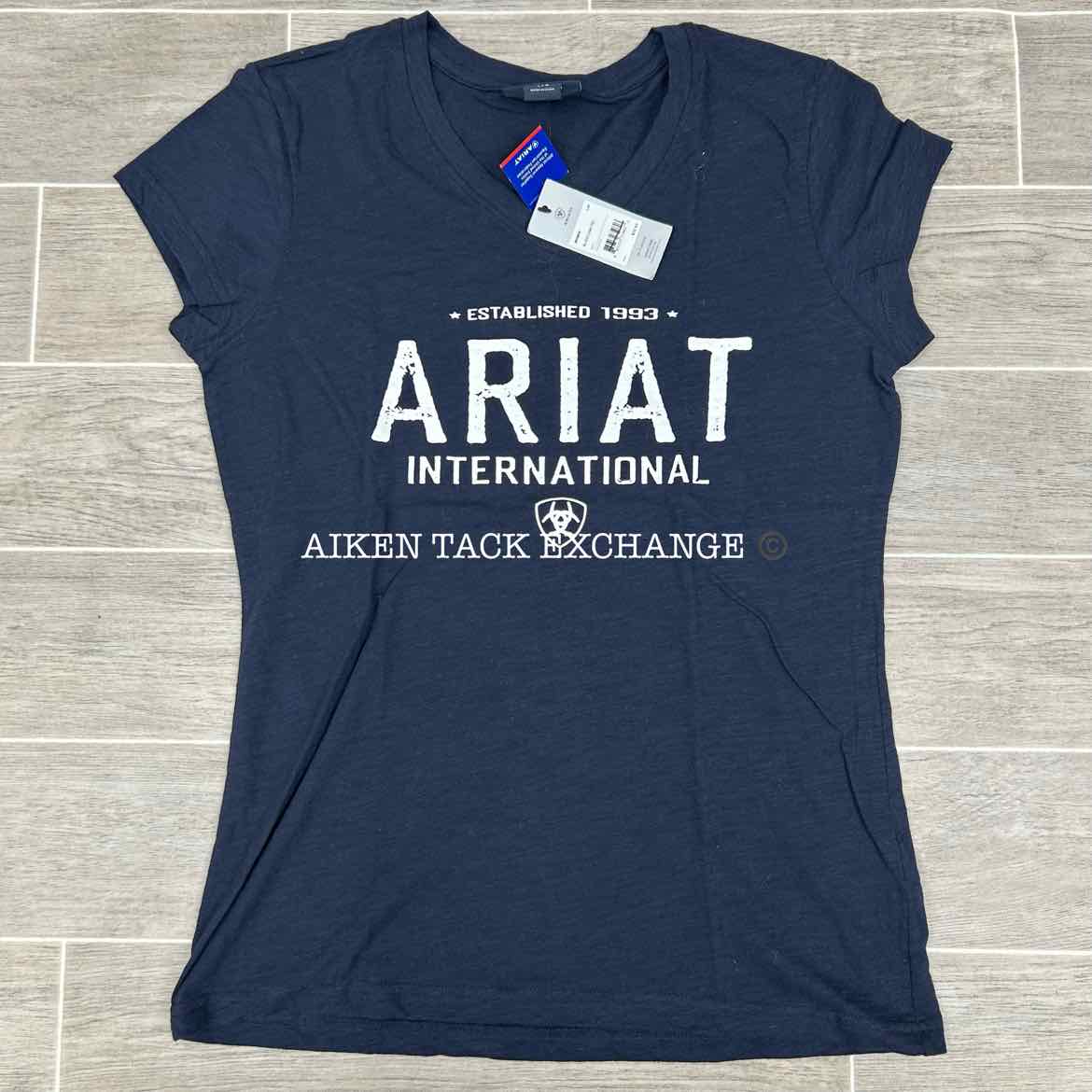 Ariat Short Sleeve Block Logo T-Shirt, Size Large