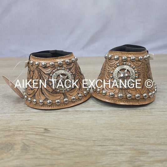 Turn-Two Equine No Turn Bell Boots, Size Medium