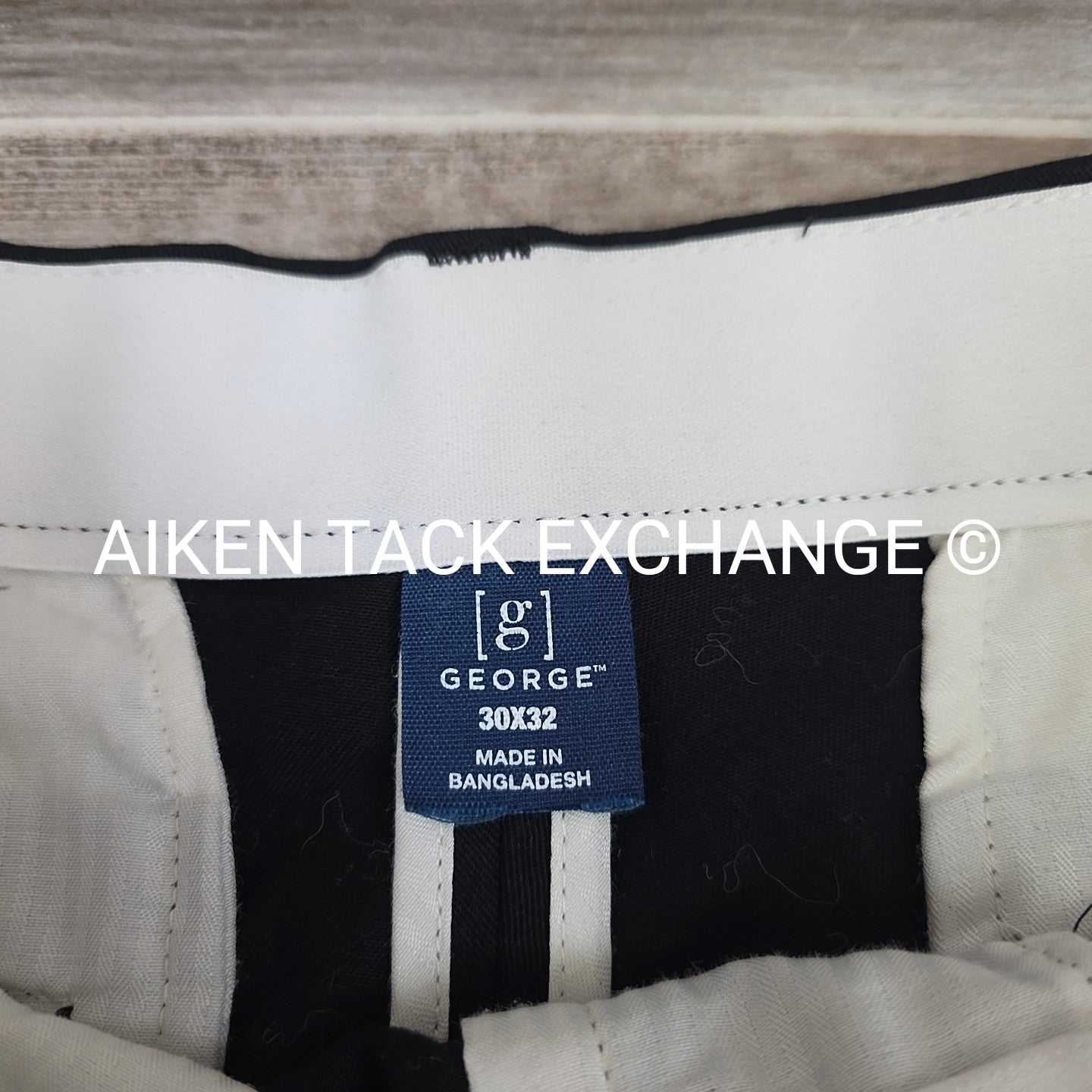George Flat Front Trousers, Men's 30 x 32