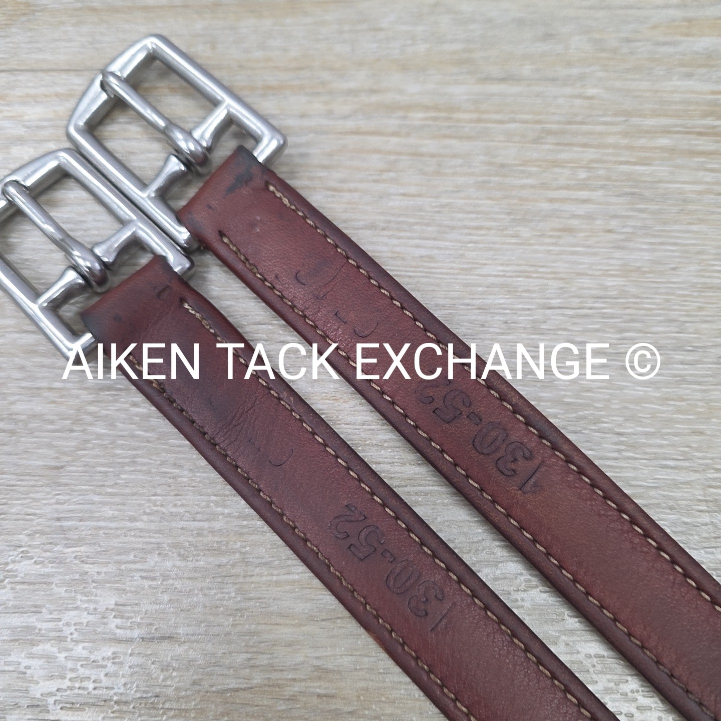 CWD Nylon Lined Stirrup Leathers, Brown, 52"