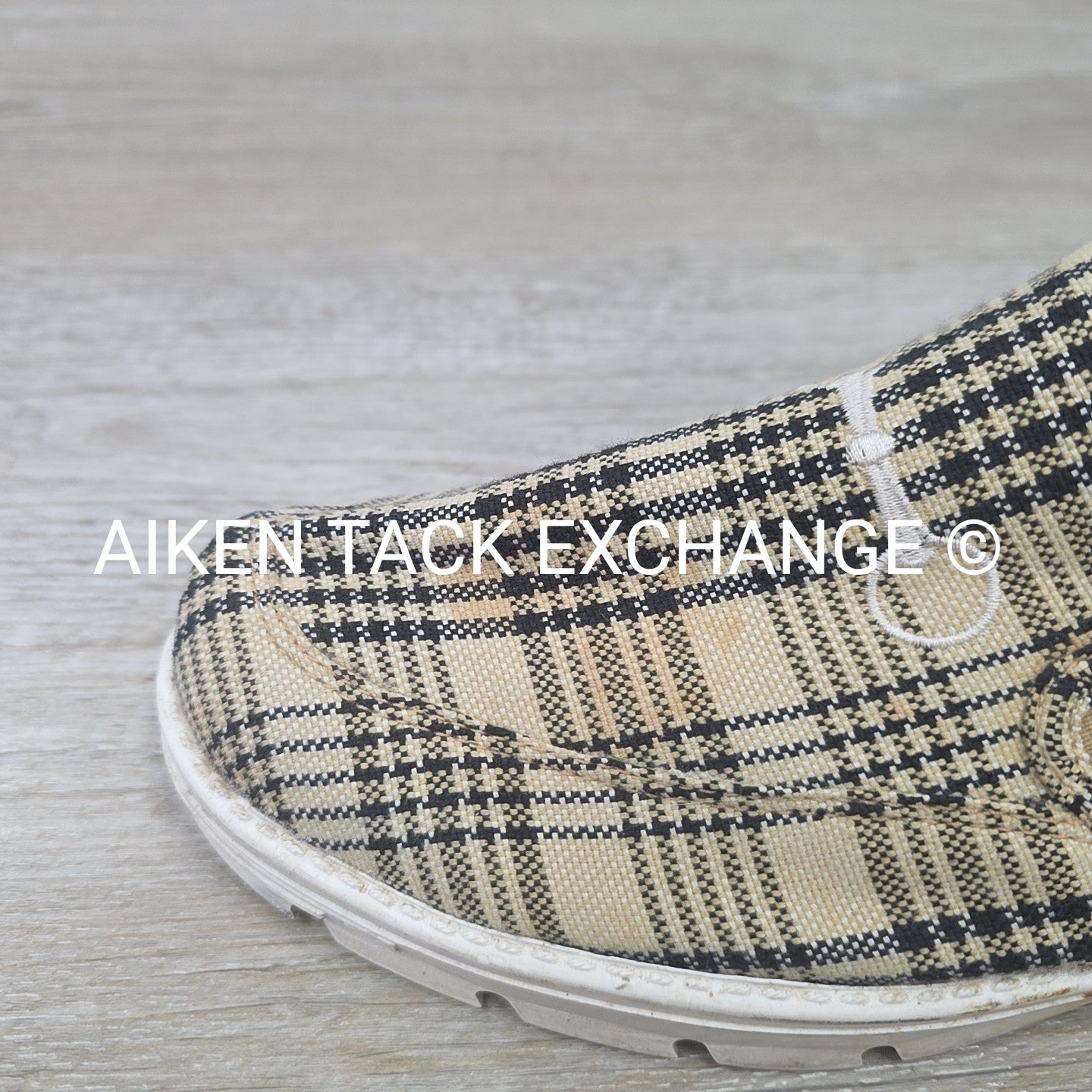 5/A Baker TuffRider Plaid Loafer, Size 11