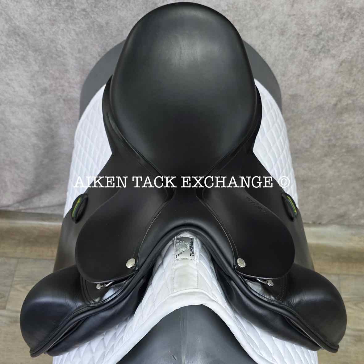 2014 Amerigo Vega Dressage Saddle, 17" Seat, Medium Wide, Wool Flocked Panels