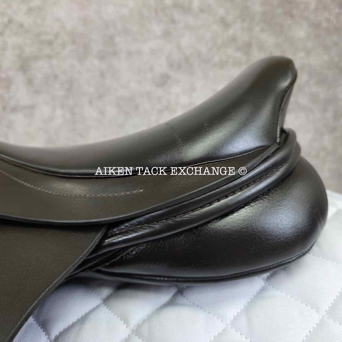 Kent & Masters Original Pony All Purpose Jump Saddle, 15.5" Seat, Adjustable Tree - Changeable Gullet, Wool Flocked Panels