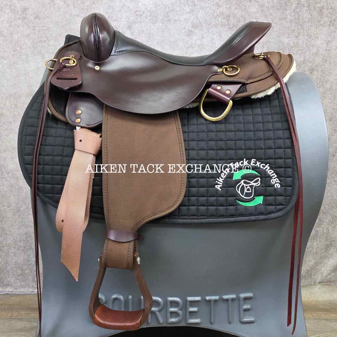 2019 High Horse by Circle Y 6916 Highbank Endurance Saddle, 16" Seat, Wide Tree - Full QH Bars