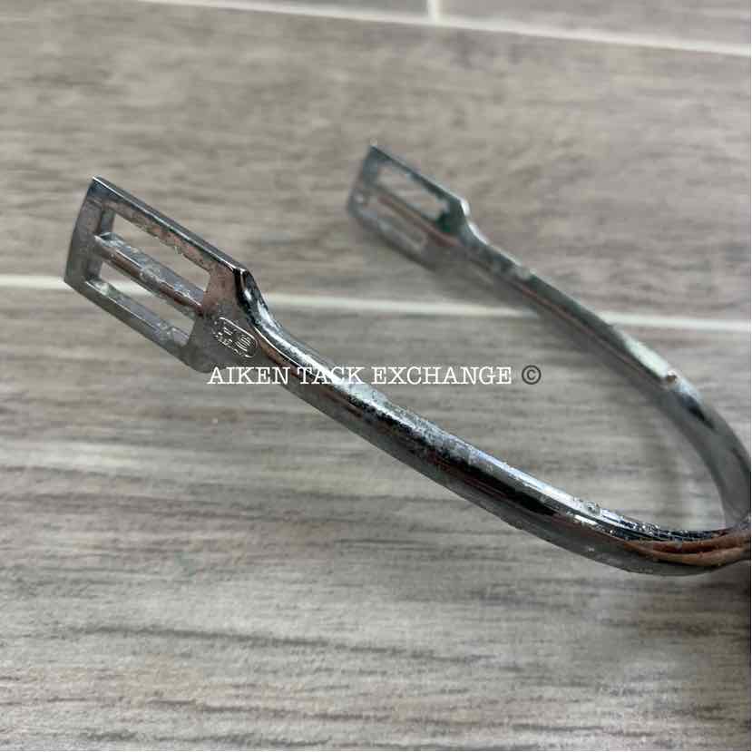 Herm Sprenger Plated Metal Spurs - 1 1/4" / 30mm Beveled Neck