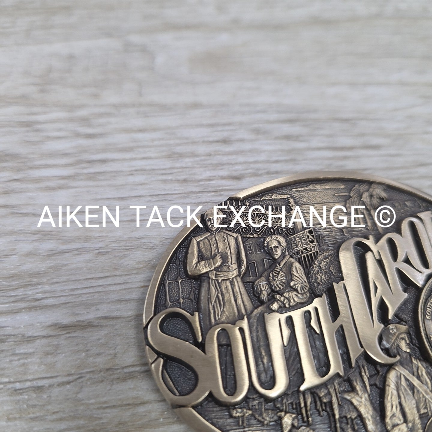 South Carolina Brass Belt Buckle