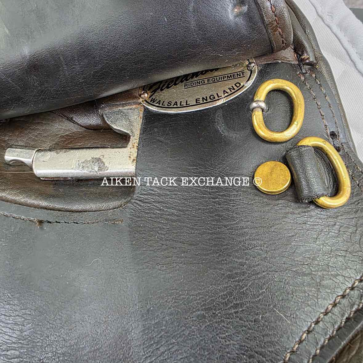 GFS Fieldhouse All Purpose Saddle, 17" Seat, Extra Wide Tree, Wool Flocked Panels