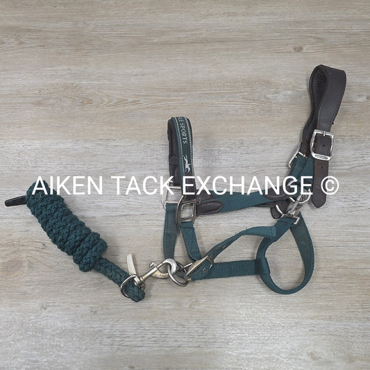 Schockemohle Memphis Breakaway Halter with Matching Lead Rope, Size Full