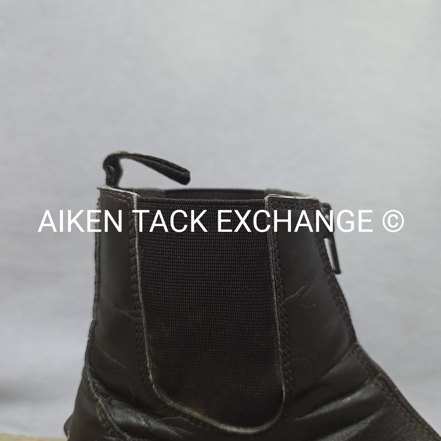 Dover Saddlery Riding Sport Provenance Zip Paddock Boots, Brown, Size 6.5