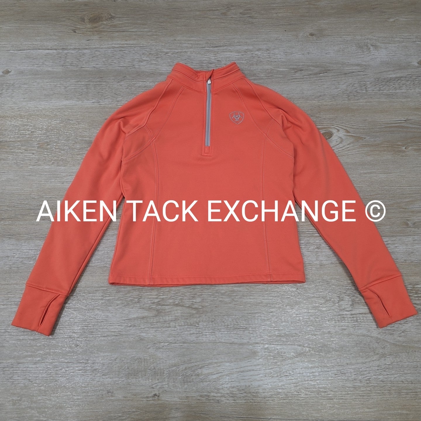 Ariat Long Sleeve Fleece Lined 1/4 Zip Jacket, Size Small