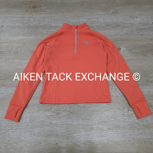 Ariat Long Sleeve Fleece Lined 1/4 Zip Jacket, Size Small