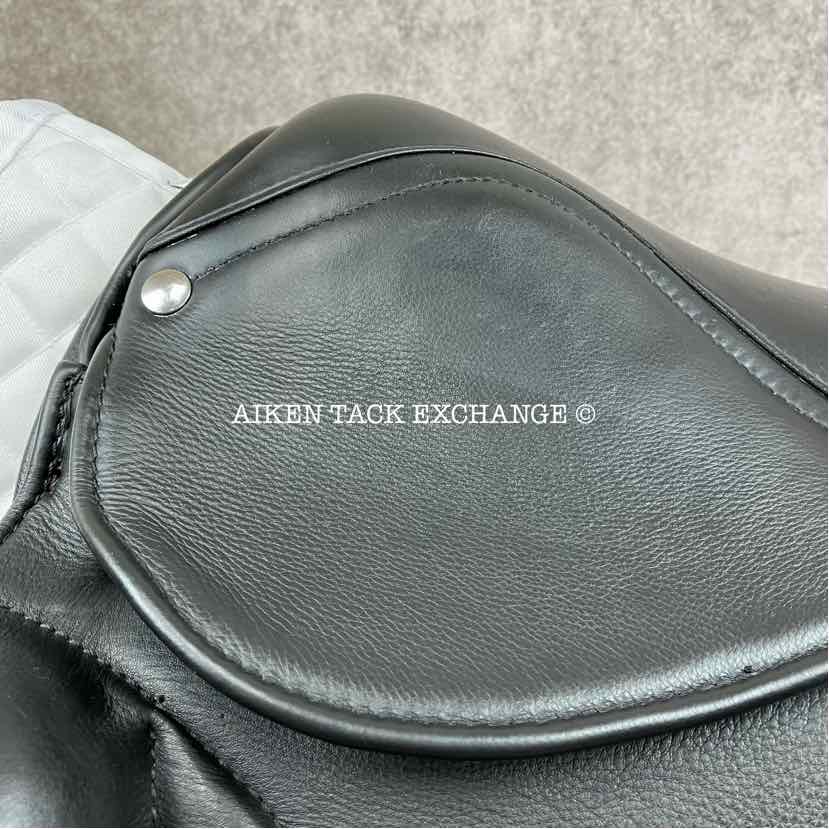 2024 Sella Soleil Passagio Dressage Saddle, 17" Seat, MW/W Tree, Wool Flocked Panels