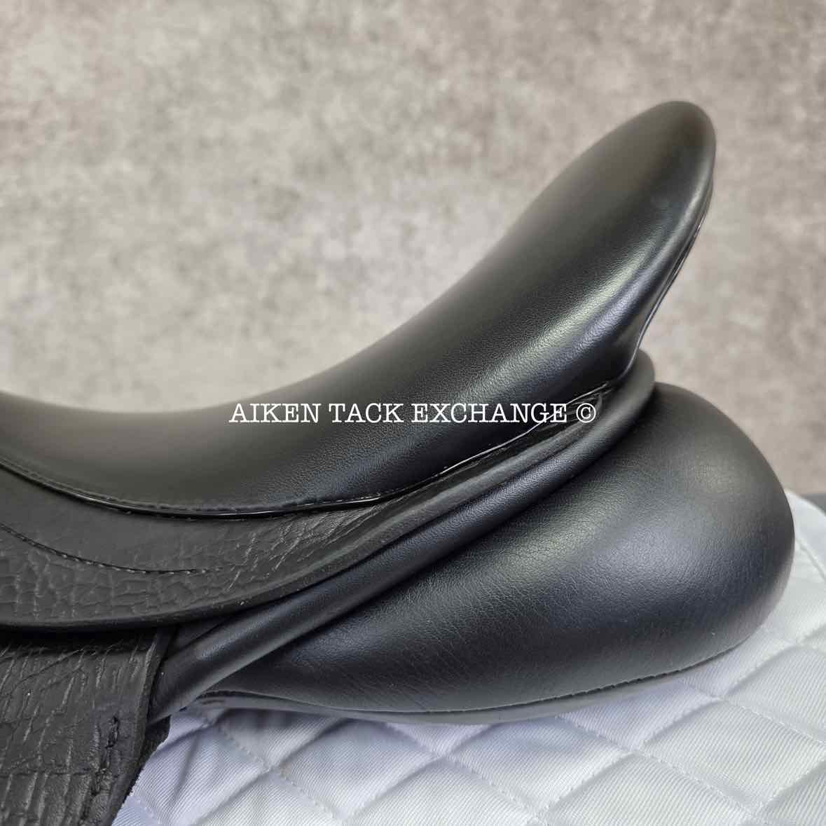 **SOLD** 2020 County Epiphany Monoflap Dressage Saddle, 17.5" Seat, Medium Narrow Tree, Wool Flocked Panels