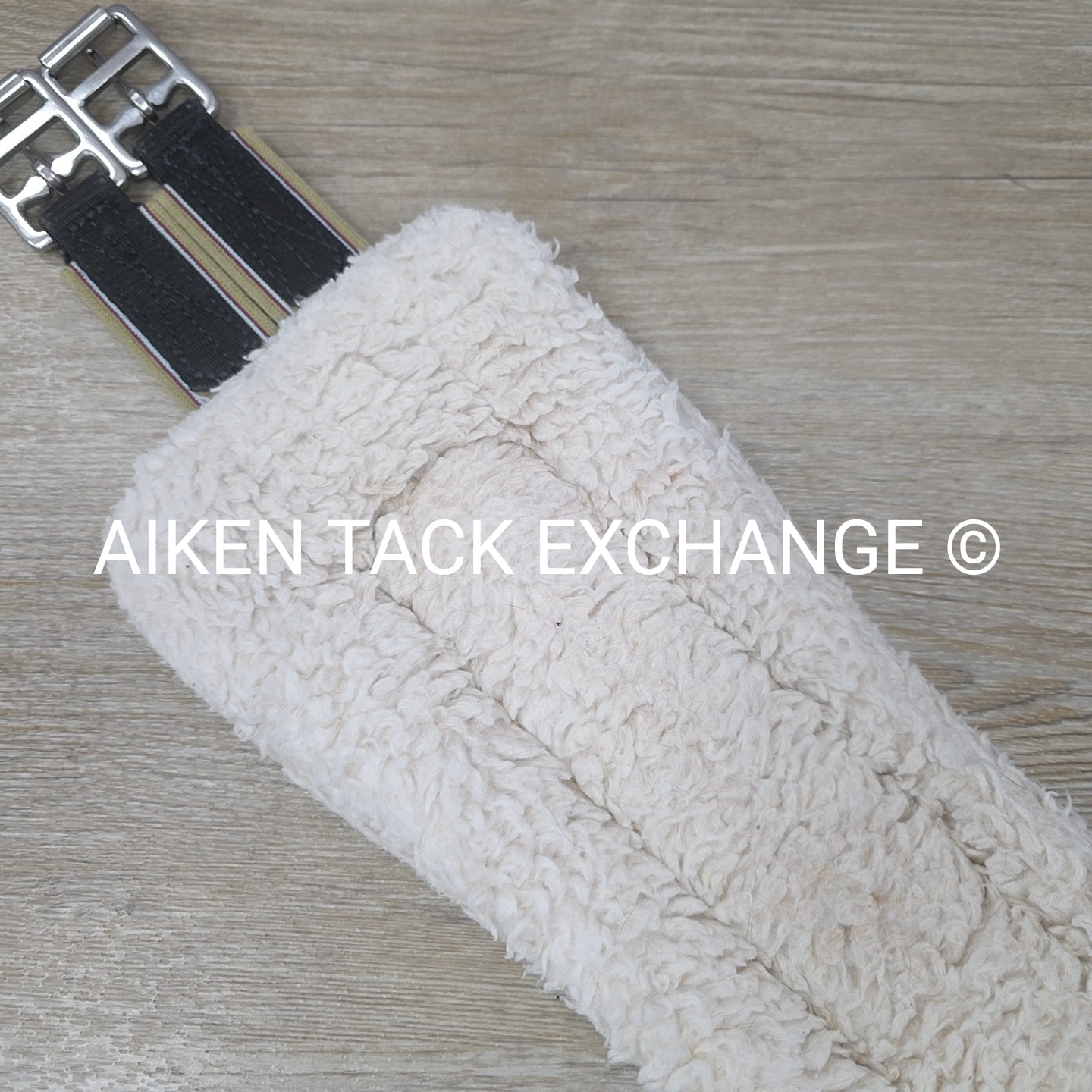 Fleece Girth with Double End Elastic, Black, 42"